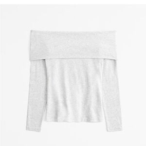 Abercrombie & Fitch Gray Long Sleeve Top